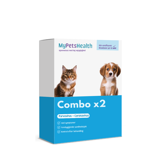 Combo 2 tests for Parvo, og Corona virus